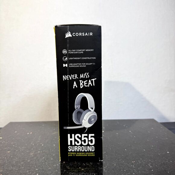 Corsair HS55 Surround sound Dolby Audio White NEW - Picture 3 of 7